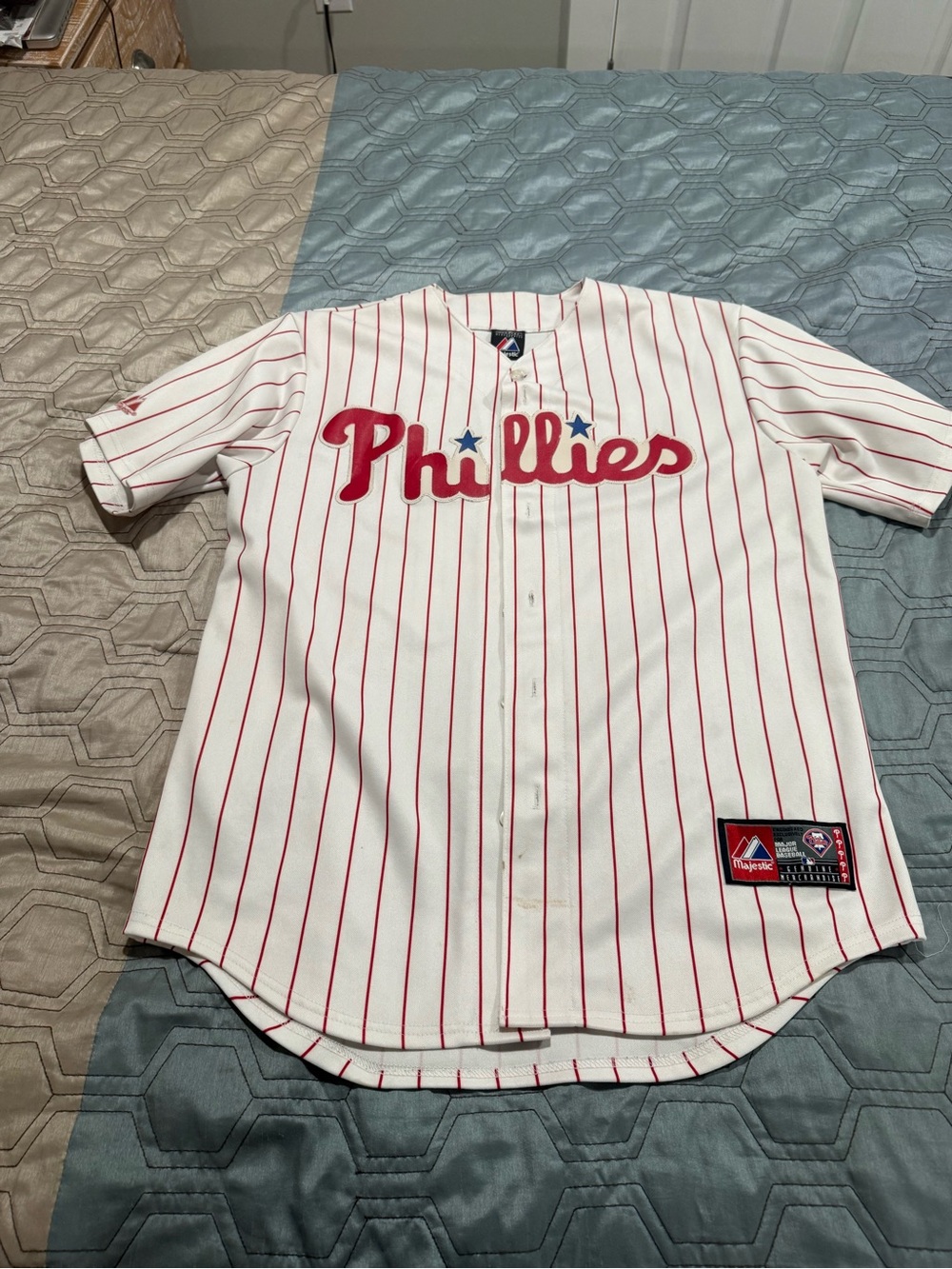 RAUL IBANEZ #29 PHILADELPHIA PHILLIES MAJESTIC MLB JERSEY MENS Medium WHITE HOME
